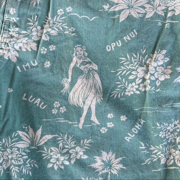 Polo Ralph Lauren Swimwear Hawaiian Hula Girl Swim Trunks Size 34 Luau Tropical - Picture 4 of 12